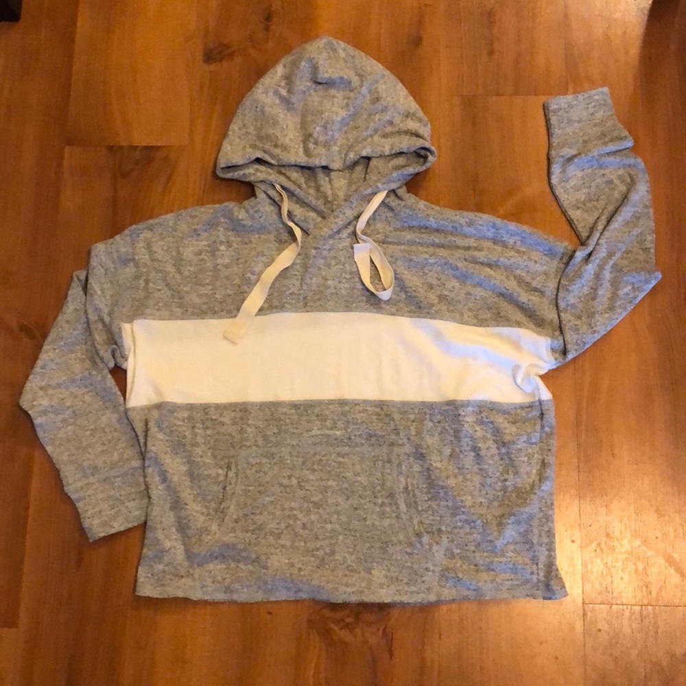 Abercrombie & Fitch pullover stripe hoodie sweater